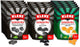 Klene combidoos - drop - mix van zoute ovaaltjes, honingbijtjes ademin - zout, honing eucalyptus - suikervrij - 14x110gr