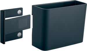 Sigel pennenbak voor glasmagneetbord van 3 tot 5mm 120x94x51mm m antraciet