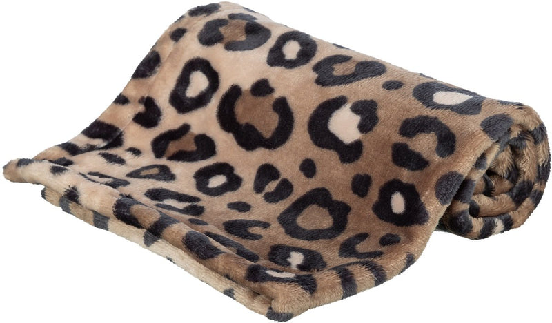 Load image into Gallery viewer, Trixie hondendeken leo soft pluche bruin panterprint
