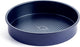 Blue diamond cakevorm 22cm - pfas-vrije antikleeflaag - keramische baklaag - ovenbestendig tot 230°c - rond - blauw