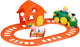 Eddy toys boerderij speelgoed - speelgoed trein met geluid en licht - speelgoedtrein met boerderijdieren - incl. aa batterijen