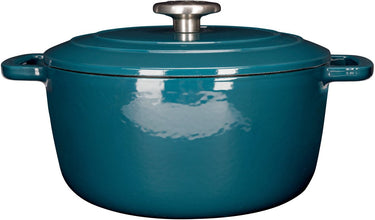Cosy trendy fontestic gietijzeren kookpot - dia.24h11,6cm - 4,6l - green heron