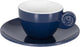Gimex - solid line - espresso set - blauw wit - 85 ml - 2 pieces