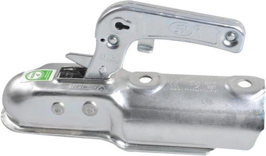 Proplus kogelkoppeling rond 70 mm – voor ongeremde aanhangers tot 750 kg – voor 70,5 mm disselbuis – zilver
