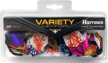 Harrows flights variety pack 10 ass