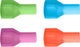Camelbak big bite valve - 4 color pack - drinkfles mondstuk - groen blauw paars oranje