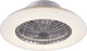 Rl live your light reality stralsund - ventilator - titanium - incl. 1x smd 30 w - geintegreerde dimmer - traploos instelbare lichtkleur - nachtlampje - niet geschikt voor externe dimmer - geheugenfunctie - 3 snelheidsinstellingen - zomer- en wintermodus