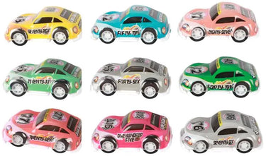 Turbo racers mini rally pull-backauto's, 9st.
