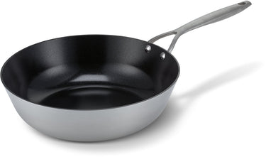Brabantia dusk wokpan ø 28cm – 100% pfas vrij – keramische antiaanbaklaag - inductie koekenpan – vaatwasser- en ovenbestendig - grijs