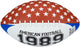 New port american football - mini - bruin blauw wit