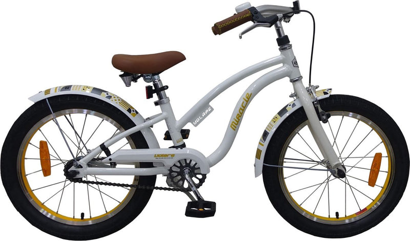 Load image into Gallery viewer, Volare Miracle Cruiser Kinderfiets - Meisjes - 18 inch - Wit - Prime Collection
