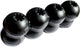 Kong extreme goodie ribbon zwart 21,5x8,5x5,5 cm