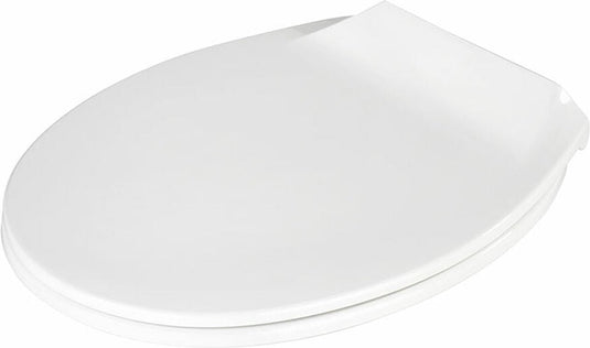 Wenko wc bril kos - wit thermoplast - easy-close softclose sluiting - fix-clip bevestiging afklikbaar - toiletbril - toiletzitting - wit