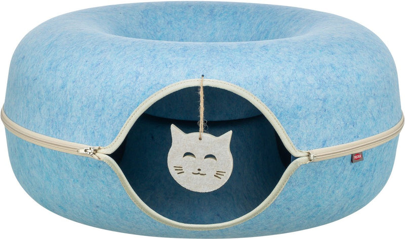 Load image into Gallery viewer, Trixie speeldonut vilt blauw
