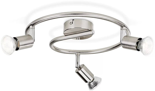 Philips led philips limbali opbouwspot - 3-lichts - nikkel