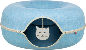 Trixie speeldonut vilt blauw