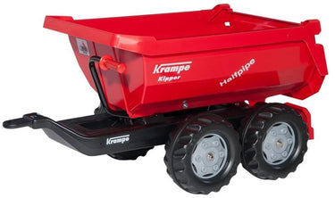 Rolly toys halfpipe krampe trailer aanhanger