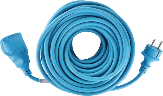 Q-link verlengsnoer - randaarde - ip44 - 3500w - h05rrf - 3 x 1.5 mmâ² - 25 m - blauw