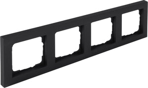 Q-link s-line afdekraam 4-voudig - zwart