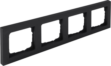 Q-link s-line afdekraam 4-voudig - zwart
