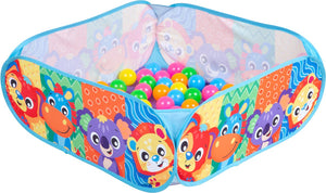 Playgro ballenbak baby met 30 ballen – opvouwbaar ballenbad – pop-up – ø 72 cm – speelgoed 6-24 maanden