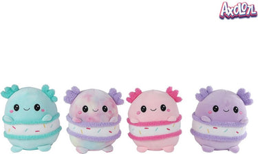 Van manen knuffel pluche axolotl zeedier 20cm multi kleuren speelgoed.