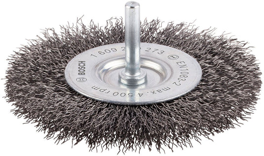 Bosch - schijfborstel 100 mm, 0,3 mm, 4500 u min, 10 mm
