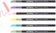 Edding 1200 6 s tekenstift set - assorti (6 stuks: 083,058,087,089,088,026) - 0,5-1mm