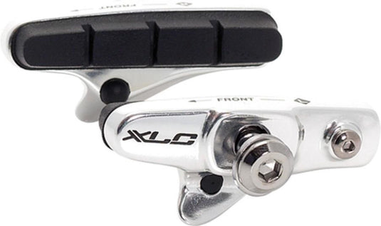 Xlc bs-r02 remschoenen - racefiets - 55mm - caliper - zwart