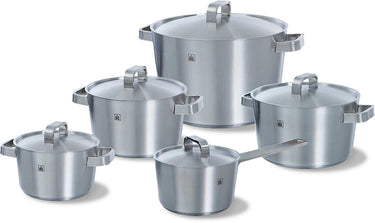Bk conical+ pannenset - 5 kookpannen - met deksels