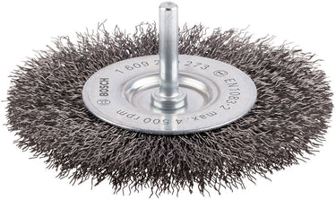 Bosch 6mm schijfborstel 100 gegolfd 0.3 staal