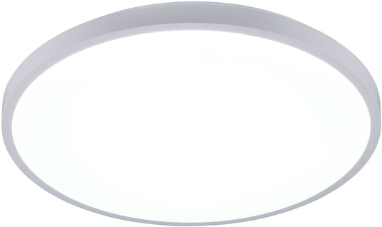 Rl live your light reality slope - plafondlamp - wit mat - incl. 1x smd 34 w - afstandsbediening - geintegreerde dimmer - traploos instelbare lichtkleur - nachtlampje - dimbaar met schakelaar - niet geschikt voor externe dimmer - geheugenfunctie - timer