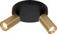 Lucide ritmo - plafondspot (plafondlamp) - ø 15 cm - 2xgu10 (mr11) - mat goud messing