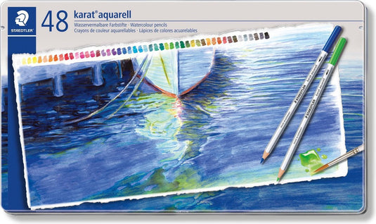 Staedtler karat aquarell kleurpotlood - set 48 st