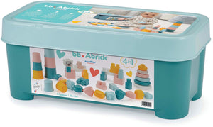 Abrick ecoiffier bb babyspeelgoed 4in1 speelset in opbergbox - 41dlg.