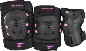 Tempish – taky – skatebescherming – 3-pack – volwassenen – roze – complete set voor skaten – maat m