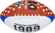 New port american football - large - bruin kobalt wit