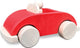 Indigo jamm ® houten speelgoedauto rood – speelgoedvoertuig – houten auto voor kinderen vanaf 1,5 jaar