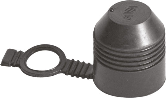 Carpoint trekhaakdop met rubber ring zwart