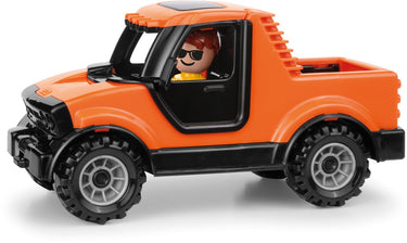 Lena speelgoed heftruck - kleurrijke truckies voor kinderen.