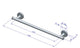 Plieger handdoekbeugel magnetisch 430mm brushed