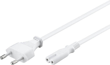 Scanpart c7 stroom kabel 2 meter - met stekker - geschikt voor randapparatuur - wit - universeel