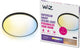 Wiz plafondlamp superslim - diameter: 43 cm - warm- tot koelwit licht - slimme led verlichting - geïntegreerde led - 22w - zwart - wi-fi