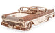 Ugears cabriolet vm-05 - houten 3d-puzzel modelbouw - 735 onderdelen
