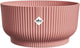 Elho vibes fold bowl 25 - plantenschaal voor binnen - 100% gerecycled plastic - ø 24.9 x h 12.1 cm - delicaat roze
