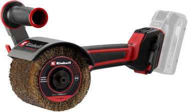 Einhell professional accu borstelschuurmachine tp-br 18 32 li bl solo - power x-change - 18 v li-ion - onbelast toerental: 900 - 3.200 t min - borstel diameter: 120 mm - borstel breedte: 100 mm - excl. accu en lader