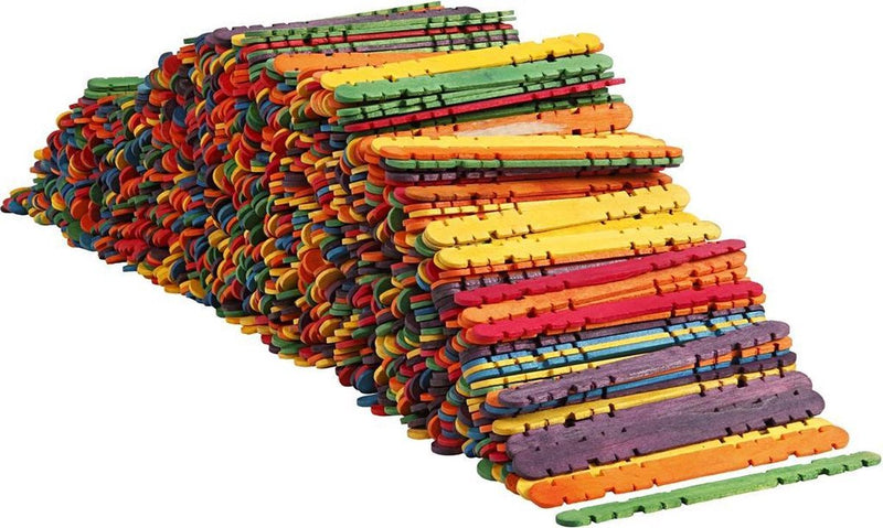 Load image into Gallery viewer, Creativ company creotime houten knutselset constructie 11,5 cm multi 1000 stuks
