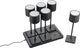Rl live your light reality fernandez - tafellamp - zwart mat - incl. 1x smd 1,5w - set van 6 - inclusief laadstation - oplaadbaar - snoerloos - buitenverlichting - ip54