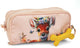 Stones and bones rowan 2.0 - etui - pennenzak voor kinderen - 3 vakken - fairy fawn - bloesem