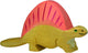 Holztiger dinos - dimetrodon - 11x2x7cm - houten figuur - handgemaakt